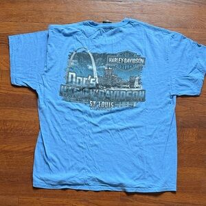 Harley-Davidson Light Blue St. Louis Tee